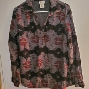 Dickies Red and Black Patterned Shirt